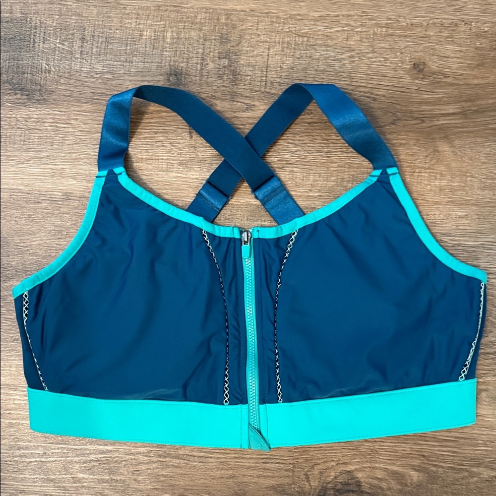 Fabletics Blue and Teal Bikini Top